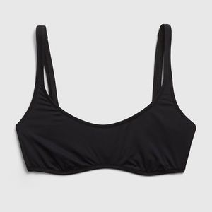 NWT Gap Scoopneck Bikini Top Size L